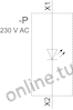 3SU1106-6AA20-1AA0 Kırmızı Led Sinyal Lambası