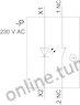 3SU1106-0AB20-1CA0 Kırmızı Işıklı Yaylı Buton