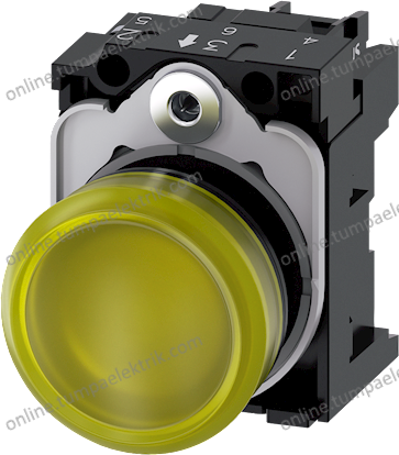 3SU1102-6AA30-1AA0 Sarı Led Sinyal Lambası 24V