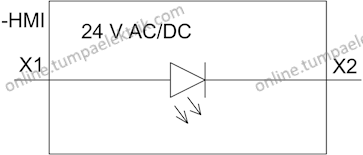 3SU1102-6AA30-1AA0 Sarı Led Sinyal Lambası 24V