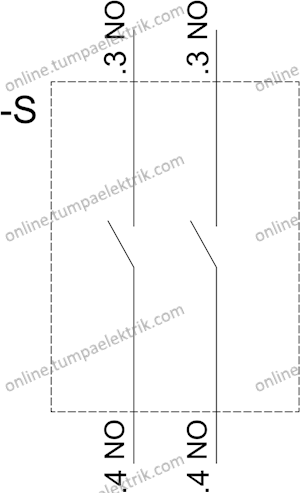 3SU1100-2BM60-1NA0 Komple Mandal Butonu