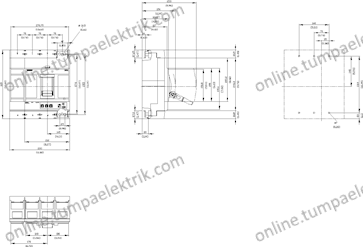 3VA2580-5HL42-0AA0 Kompakt Şalter 320-800A 55kA