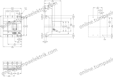 3VA2510-5HL42-0AA0 Kompakt Şalter 400-1000A 55kA