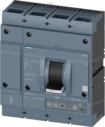 3VA2510-5HL42-0AA0 Kompakt Şalter 400-1000A 55kA