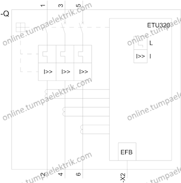 3VA2580-5HL32-0AA0 Kompakt Şalter 320-800A 55Ka