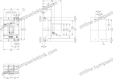 3VA2580-5HL32-0AA0 Kompakt Şalter 320-800A 55Ka