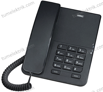 Karel Tm140 Siyah Telefon