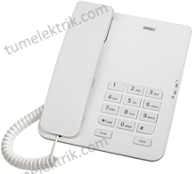 Karel Tm 140 Beyaz Telefon