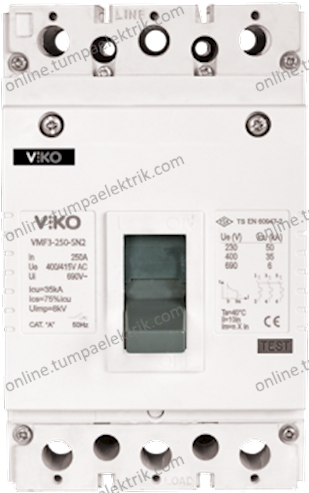 VMF1-100-4-SN2 25kA 4K Kompakt Şalter 25kA 4x100A