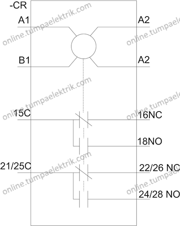 3RP2505-1BW30 Zaman Rölesi 0.05s-100h 2 C/O