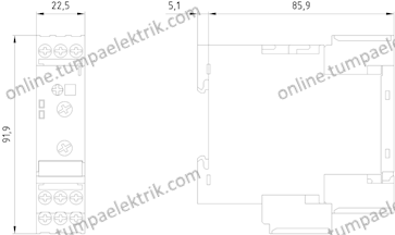 3UG4501-1AW30 Sıvı Seviye Kontrol Rölesi
