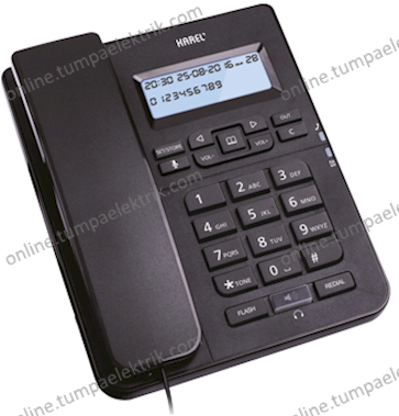Karel TM 145 Masa Telefonu Siyah