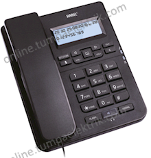 Karel TM 145 Masa Telefonu Siyah