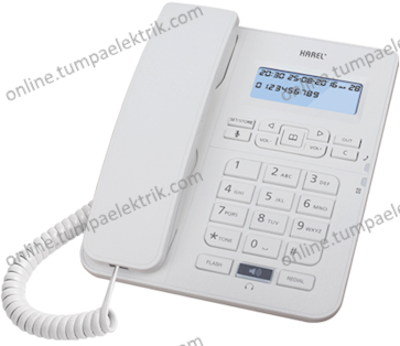Karel TM 145 Masa Telefonu Beyaz