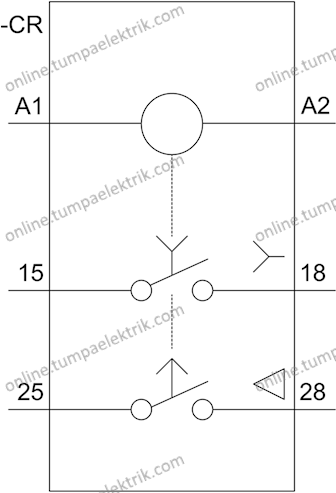 7PV1578-1BW30 Yıldız Üçgen Zaman Rölesi