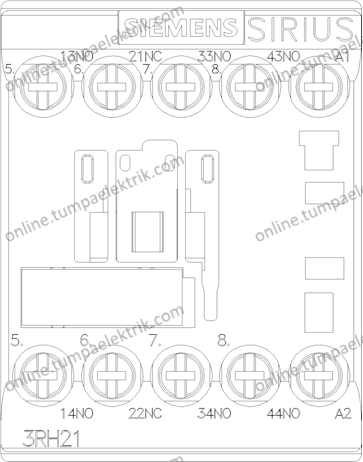 3RH2131-1AP00 Yardımcı Kontaktör 230V AC