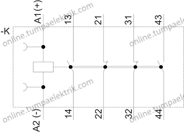 3RH2122-1BB40 Yardımcı Kontaktör 24V DC BOY S00