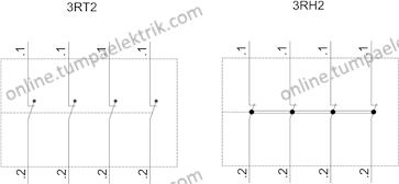 3RH2911-1FA04 Yardımcı Kontaktör Bloğu