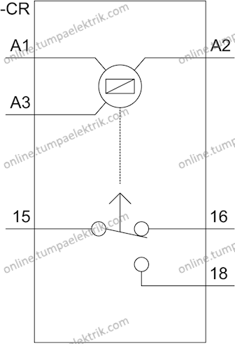 7PV1513-1AP30 Çekmede Gecikmeli Zaman Rölesi