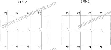 3RH2911-1FA40 Yardımcı Kontaktör Bloğu