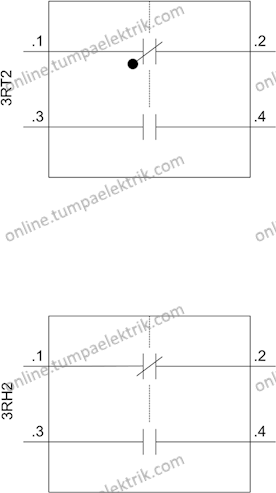 3RH2911-1HA11 Yardımcı Kontaktör Bloğu