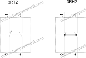 3RH2911-1HA11 Yardımcı Kontaktör Bloğu