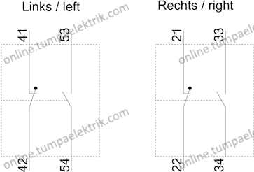 3RH2911-1DA11 Yardımcı Kontaktör Bloğu