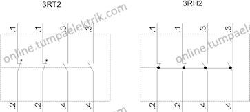 3RH2911-2HA22 Yardımcı Kontaktör 2NO + 2NC