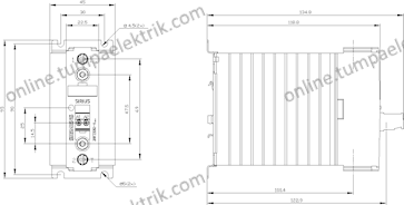 3RF2330-1AA04 Yarı İletken Solid State Relay 30A