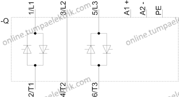3RF2420-1AB45 Yarı İletken Röl 3Rf2420-1Ab45