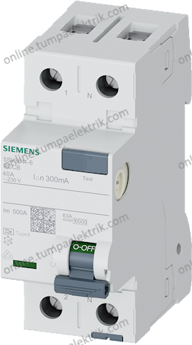 5SV3614-6 Kaçak Akım Rölesi 40A 300mA 230V 1Faz