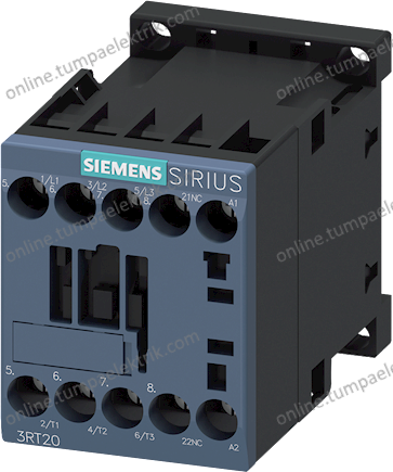 3RT2016-1AB02 Sirius Kontaktör 9A 24V AC 3kW