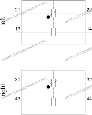 3RH1921-1DA11 Yardımcı Kontaktör Bloğu