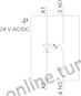 3SU1102-0AB40-1BA0 Ac/Dc Komp Işık But 1No 24V