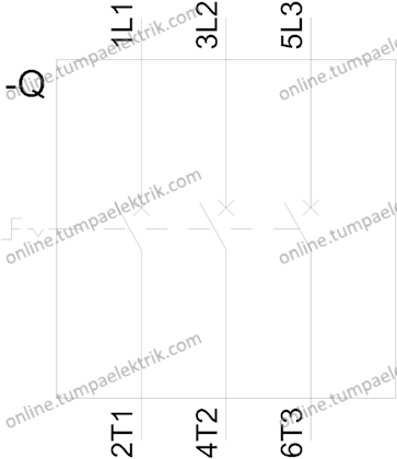 3LD2164-0TB53 Acil Stop Şalteri  9,5kW 25 A