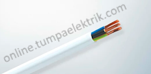 3x1 TTR Beyaz Makara Pvc Enerji Kablo