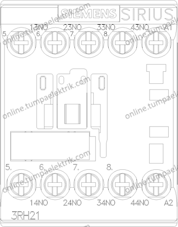 3RH2140-1AP00 4No 230V Yardımcı Kontaktör