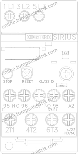 3RU2116-1KB1 Sirius Termik Röle 9-12.5A Boy:S00
