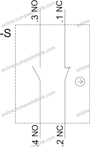 3SU1100-2BF60-1MA0 Işıklandırılabilir Kalıcı Buton